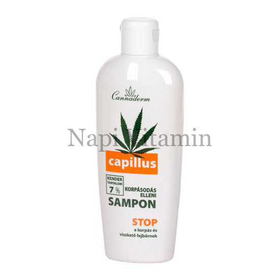 Cannaderm Capillus natúr sampon korpásodás ellen 150ml